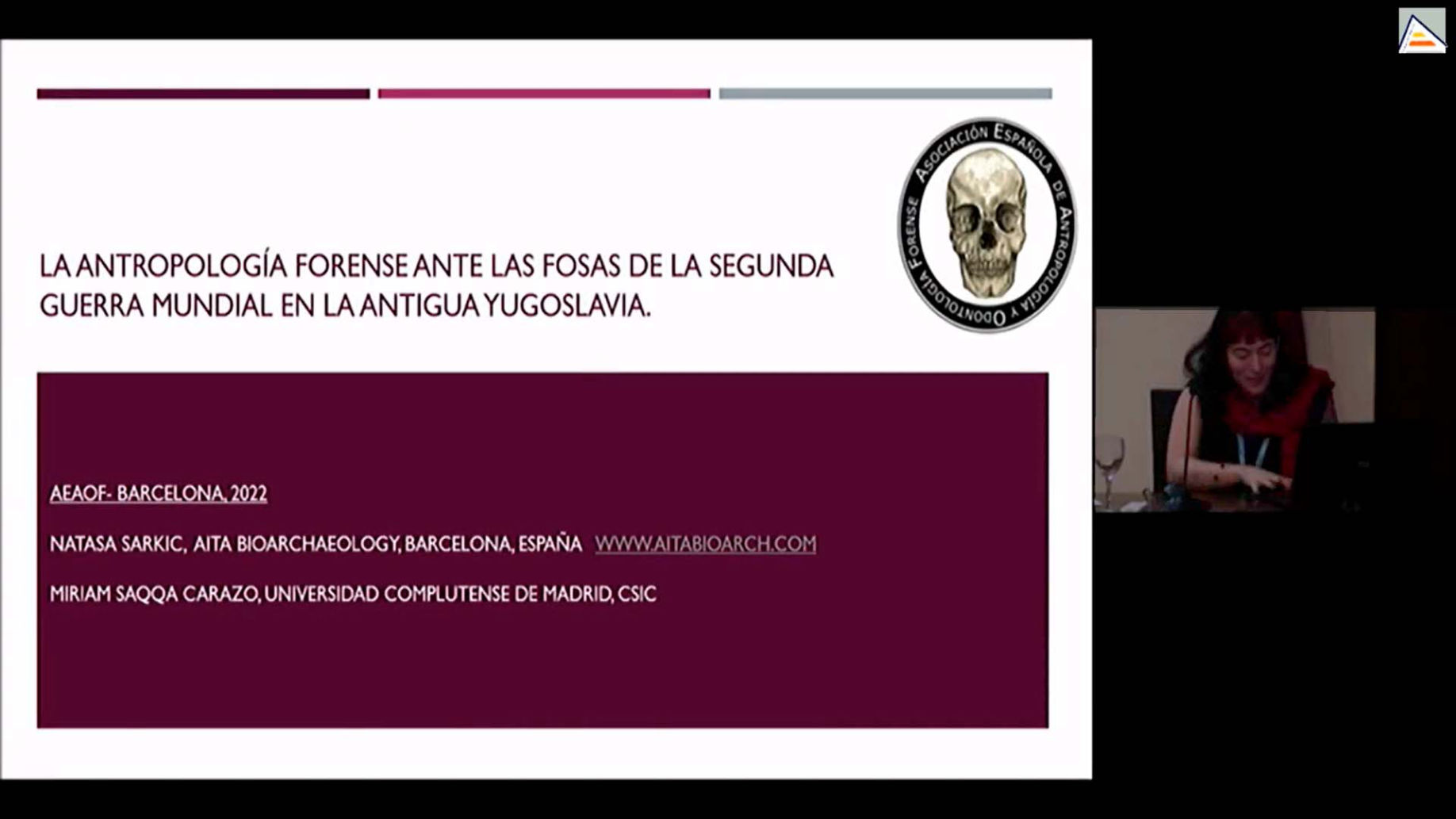XIV Jornadas Científicas AEAOF. Alicante. Inauguración Oficial de las Jornadas.