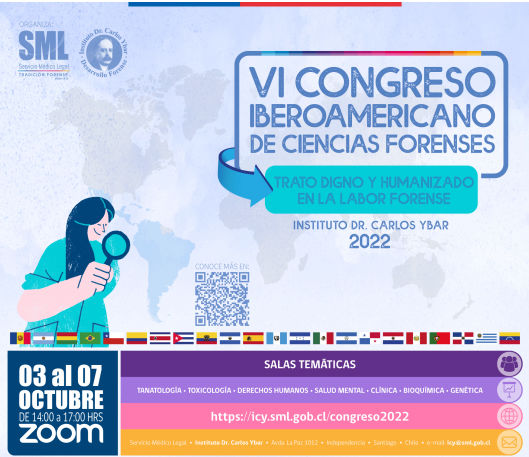 VI Congreso Iberoamericano de Ciencias Forenses.