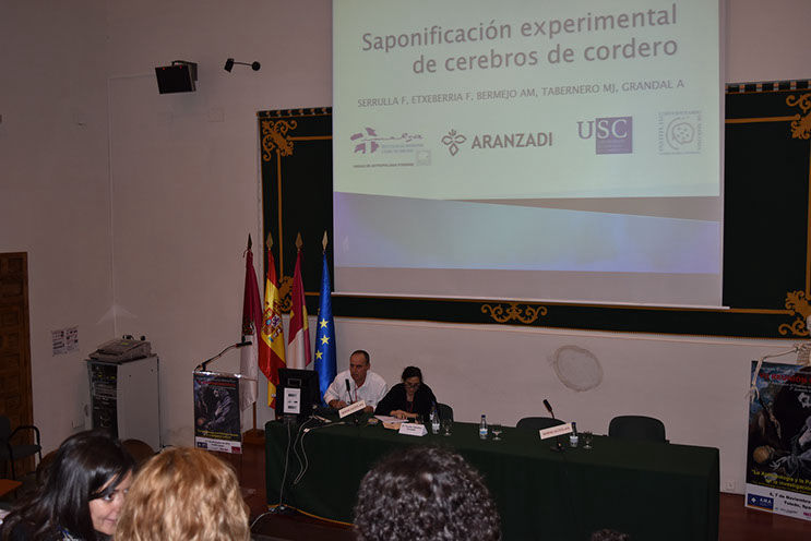 Conferencia inaugural de las Jornadas, celebrada en el aula magna de la Facultad de Ciencias Jurídicas y Sociales.