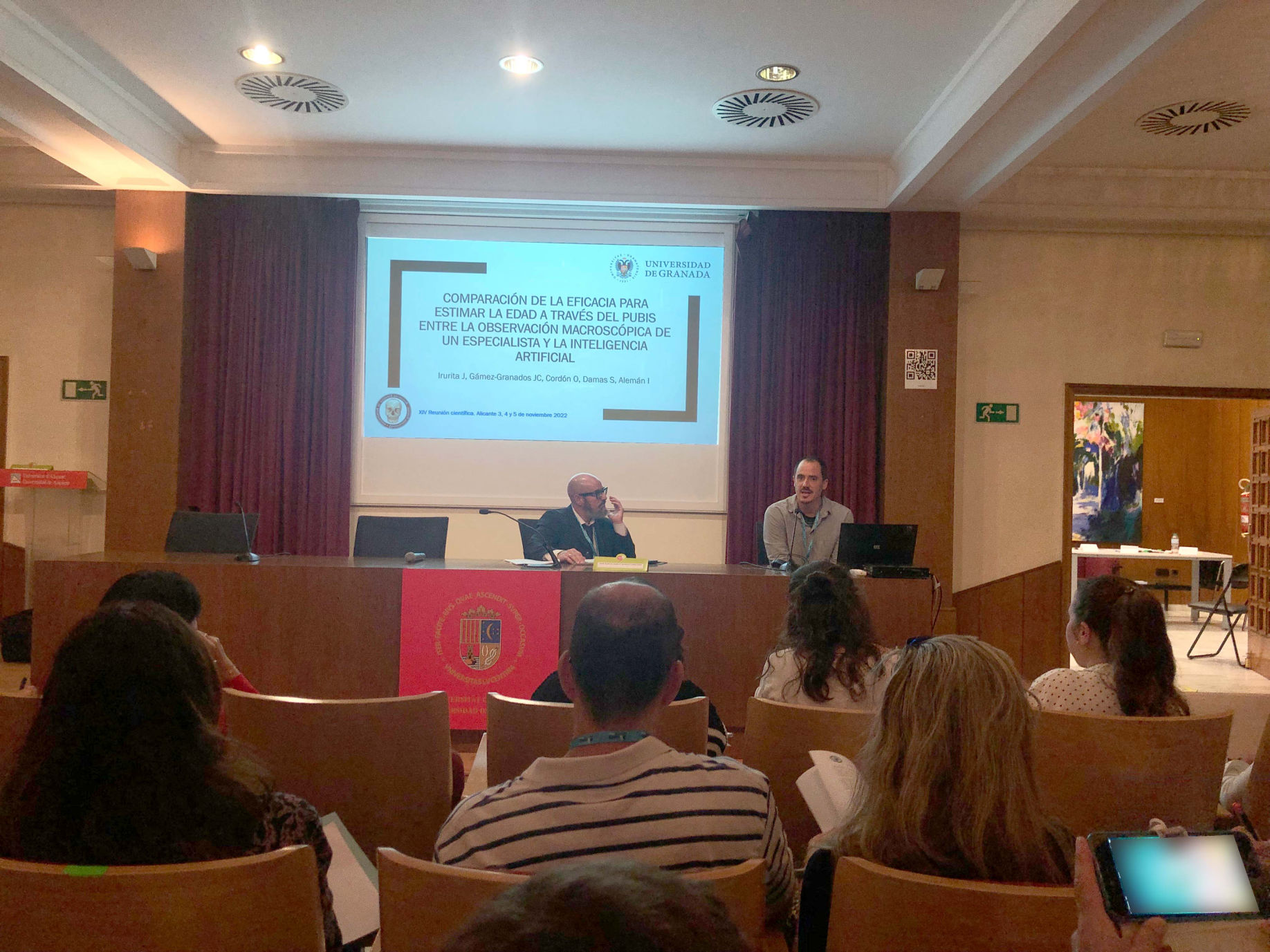 XIV Jornadas Científicas AEAOF. Alicante. Inauguración Oficial de las Jornadas.