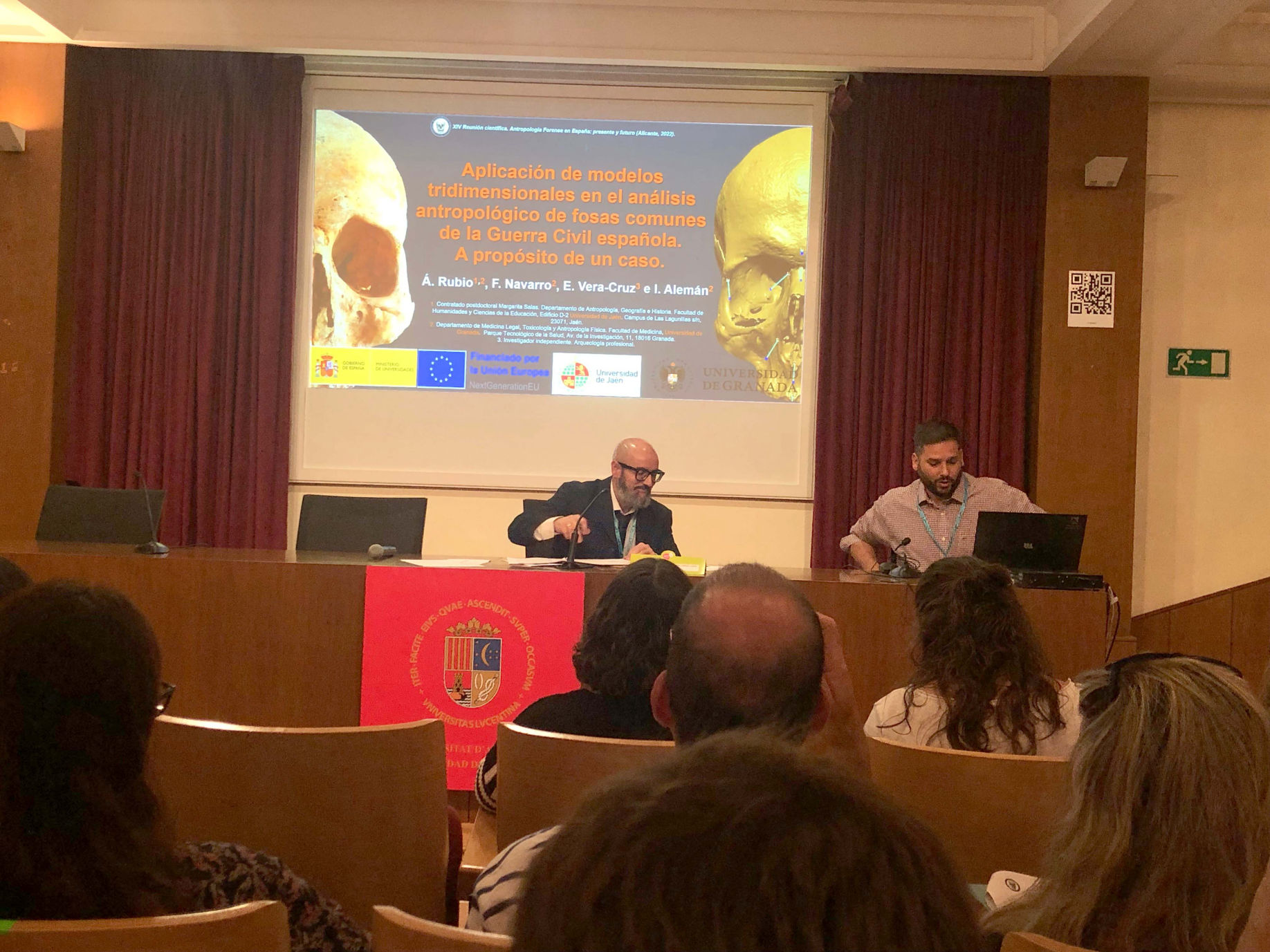 XIV Jornadas Científicas AEAOF. Alicante. Inauguración Oficial de las Jornadas.