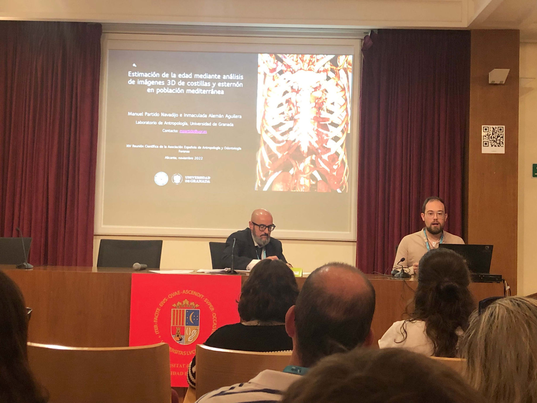 XIV Jornadas Científicas AEAOF. Alicante. Inauguración Oficial de las Jornadas.