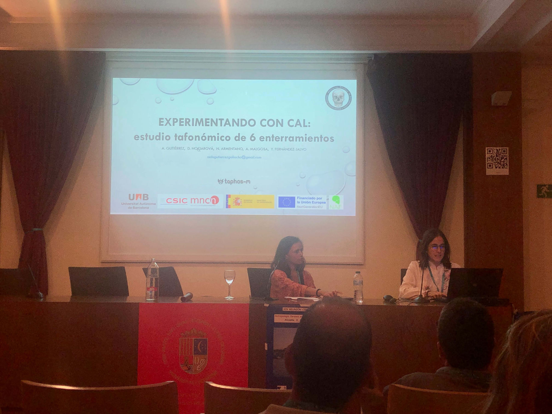 XIV Jornadas Científicas AEAOF. Alicante. Inauguración Oficial de las Jornadas.
