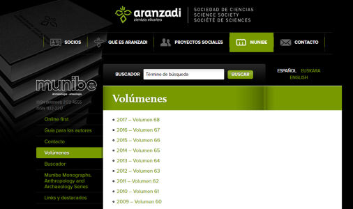 Munibe. Aranzadi