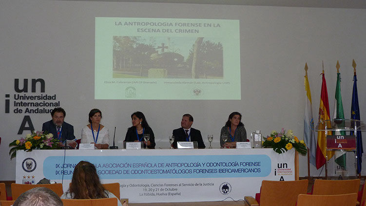 IX Jornadas  Científicas AEAOF. La Rábida (Huelva). Inauguración Oficial de las Jornadas