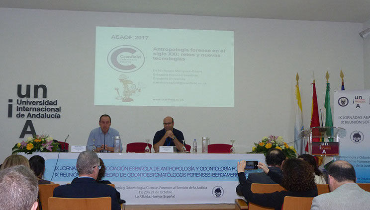IX Jornadas  Científicas AEAOF. La Rábida (Huelva). Inauguración Oficial de las Jornadas