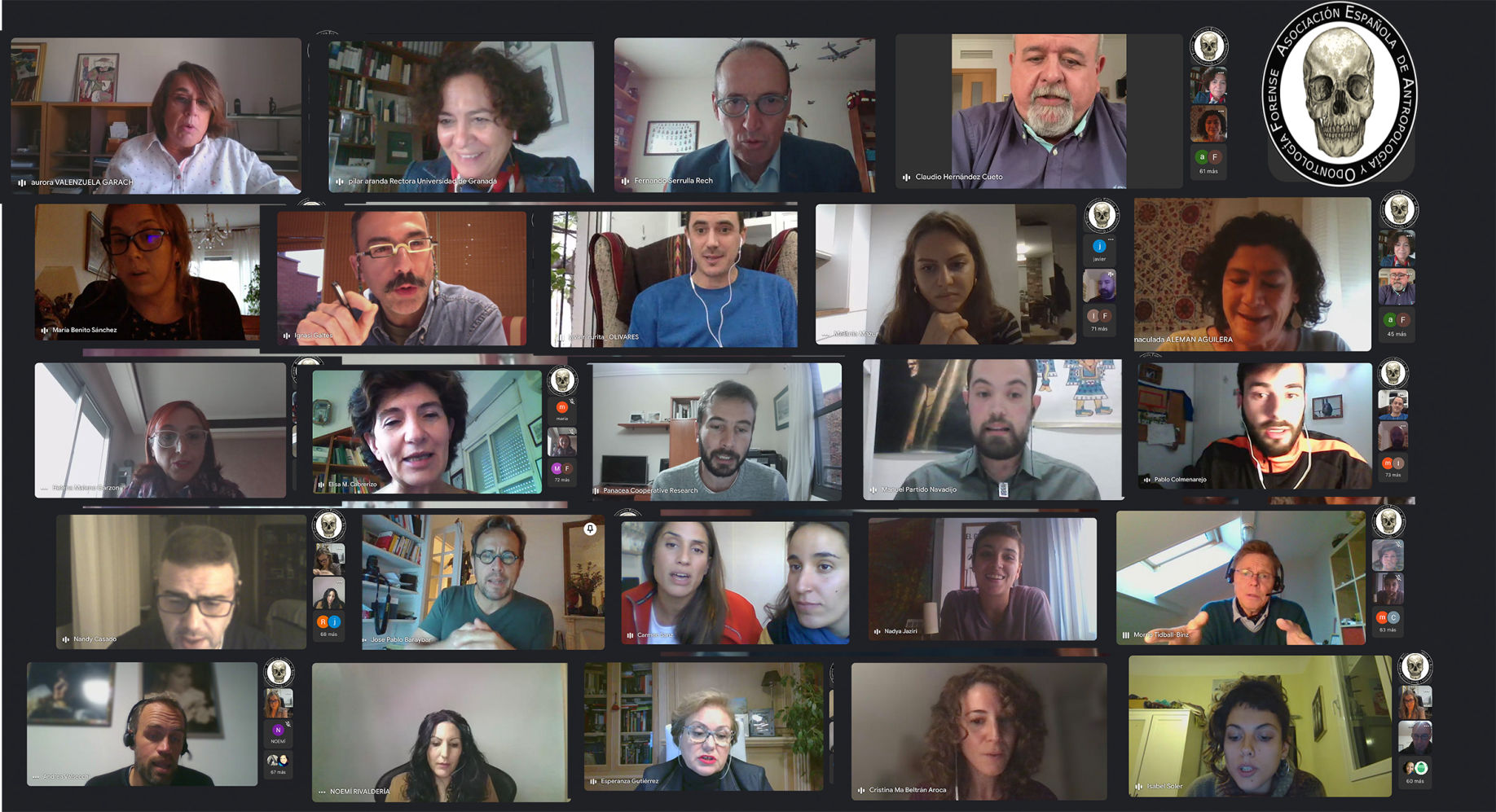 XII JORNADAS CIENTÍFICAS. GRANADA 9-11-16 y 18 Noviembre 2020 (online)