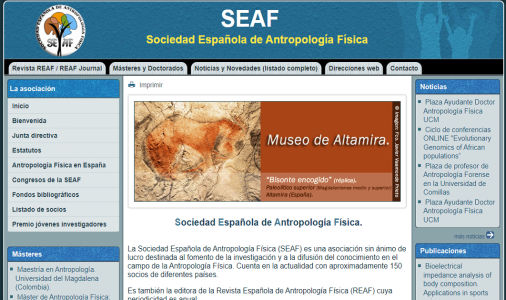 Sociedad Española de Antropología Física -SEAF