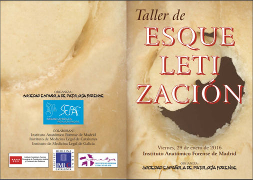 CURSO: «TALLER DE ESQUELETIZACIÓN SEPAF». 2015