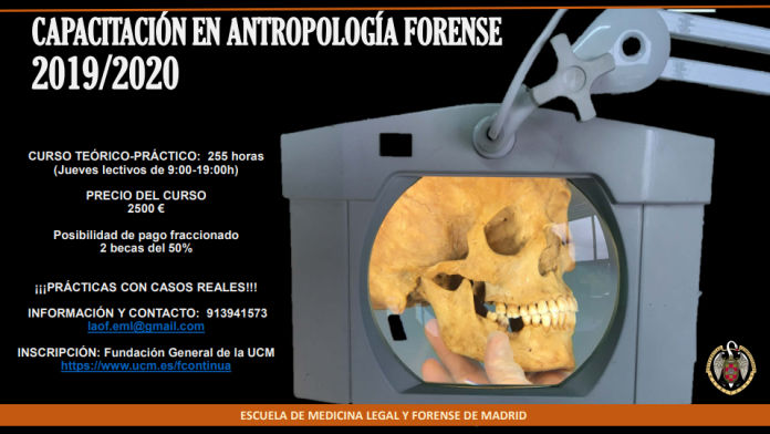 MÁSTER OFICIAL UNIVERSITARIO DE ANTROPOLOGÍA FÍSICA Y FORENSE . UNIVERSIDAD DE GRANADA.